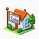 sale house  icon