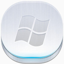 白色的windows 硬盘图标