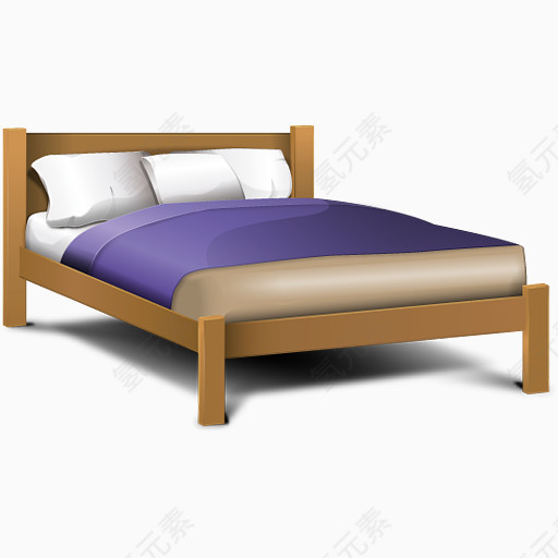 double bed icon