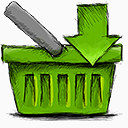 basket download icon
