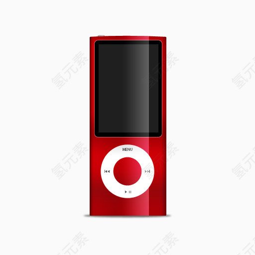 红色的ipod nano图标