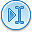 control cursor blue icon