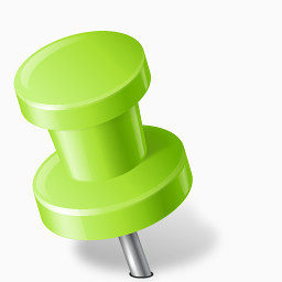 绿色的pushpin标记图标