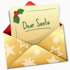 christmas letter icon