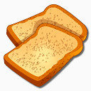 烤面包片图标