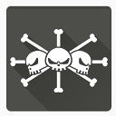 海盗旗帜图标下载