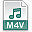 m4v视频格式文件图标