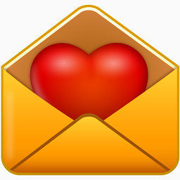 爱情电子邮件图标