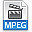 mpeg格式文件图标