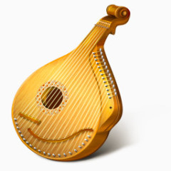 三弦琴班杜拉仪器Kobza音乐潘多拉乌克兰图案
