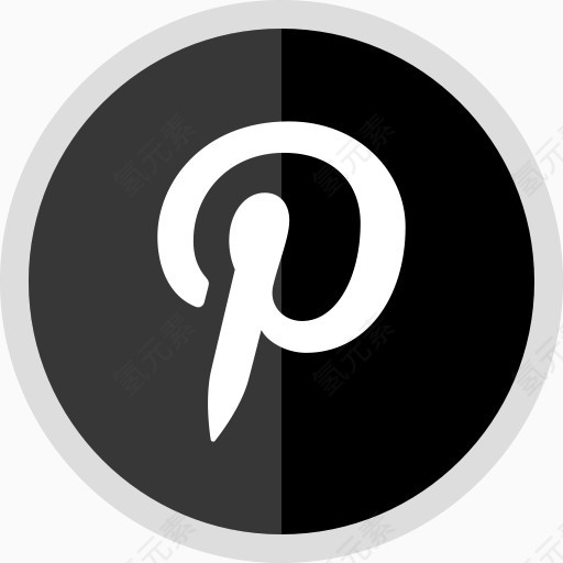 标志媒体在线Pinterest社会下载这些免费的社交媒体图标为一个有限的时间！