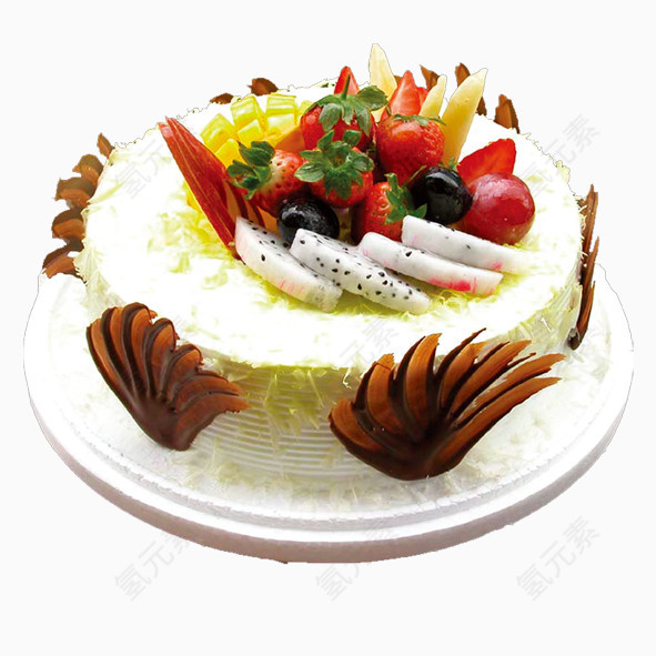 贝壳生日蛋糕
