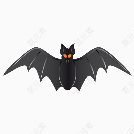 黑蝙蝠图标
