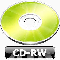 cd-rw可重写光盘图标