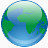 浏览器地球全球全球国际互联网行星世界48x48的空闲时间图标
