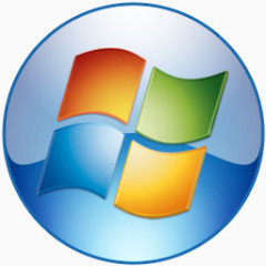 蓝色的win7 logo图标