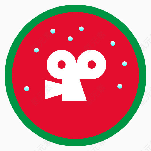 红色圣诞节系统图标