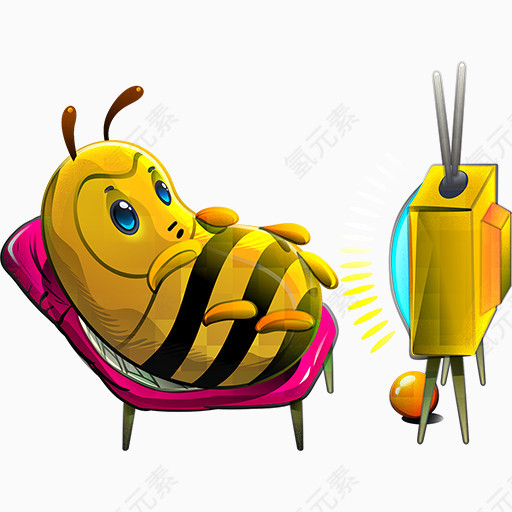 可爱蜜蜂系列图标下载
