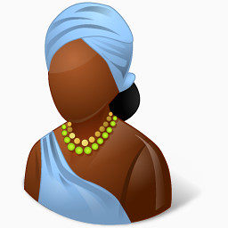 非洲女人图标