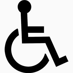 残疾人专用通道标识图标