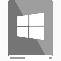 驱动灰色白Windows材质色-白色驱动器