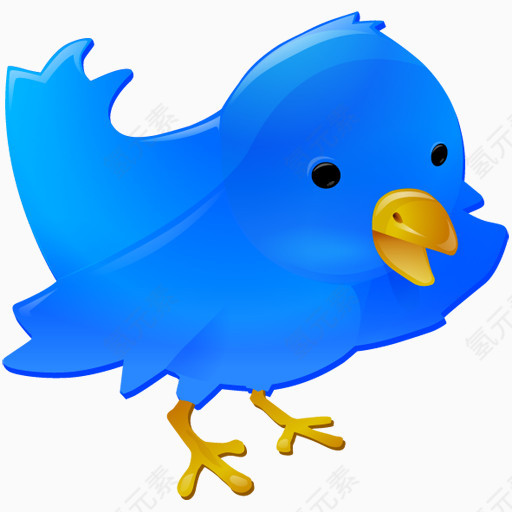 twitter bird图标