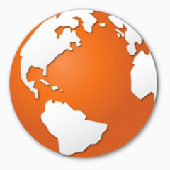 浏览器地球全球全球国际互联网橙色行星世界锡耶纳