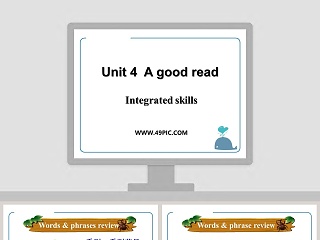 Unit 4  A good read-Integrated skills教学ppt课件