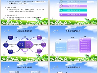 卡通儿童小清新风格教育培训PPT