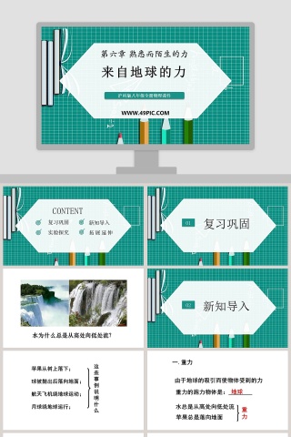 沪科版八年级全册物理课件PPT模板使用指南