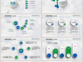 中国民生银行工作总结汇报PPT模板