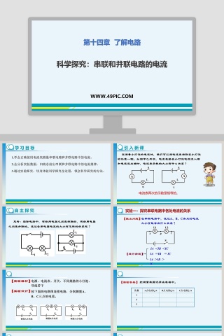 科学探究串联和并联电路的电流-第十四章  了解电路教学ppt课件