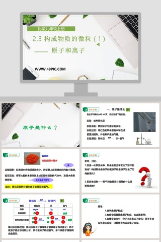 -构成物质的微粒教学ppt课件