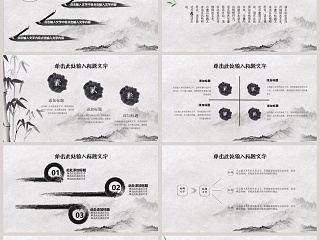 白色简约国学传承PPT