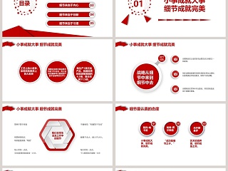 企业公司员工培训细节决定成败PPT模板