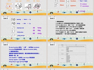 可爱卡通儿童英语课件PPT模板英语说课PPT