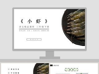 小虾教学ppt