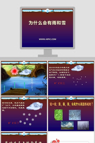 为什么会有雨和雪教学ppt课件