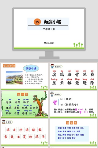 三年级语文上册海滨小城PPT课件