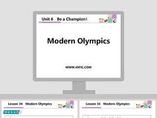 Modern Olympics-Unit 6教学ppt课件