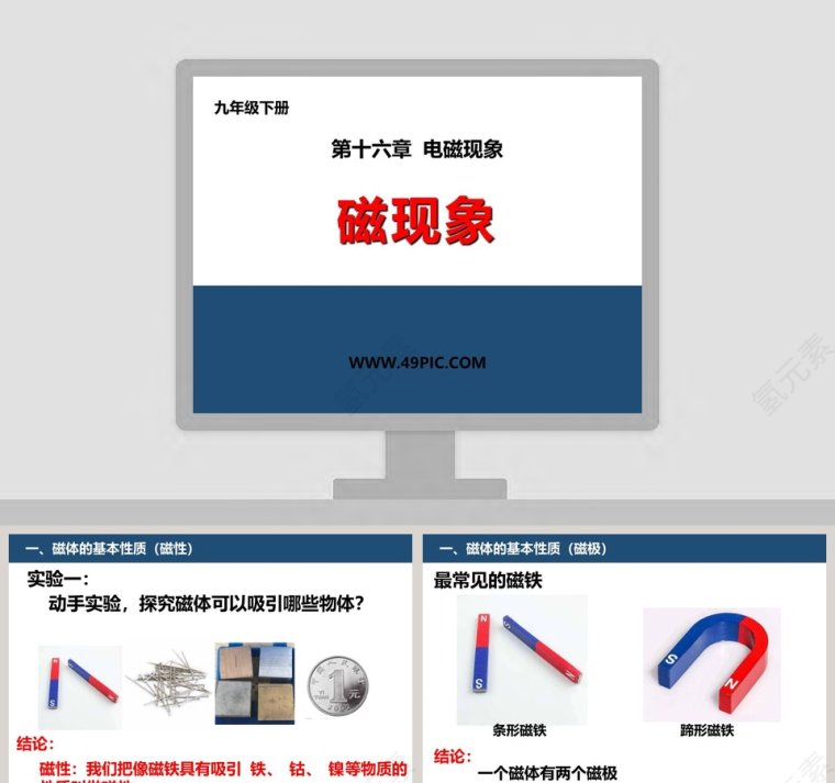 磁现象-第十六章  电磁现象教学ppt课件第1张