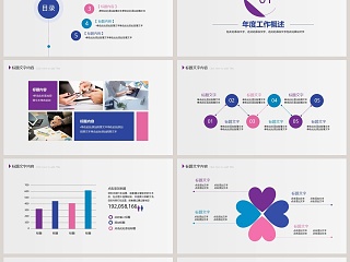 年度总结汇报及新年计划PPT