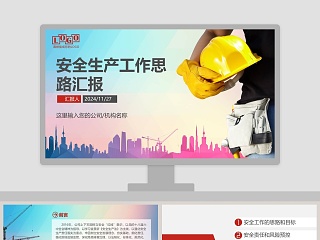 项目工作思路汇报ppt