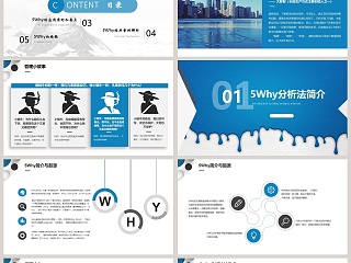 简洁大气生产培训系列课程ppt