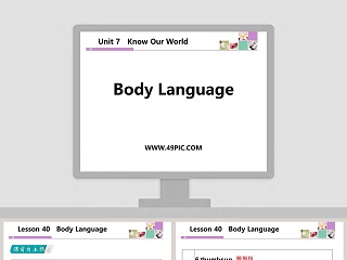 语言教学ppt模板