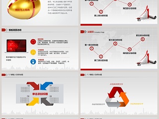 金融保险投资理财等行业通用PPT