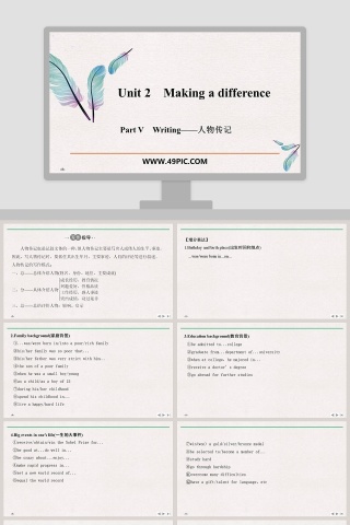 Unit 2-Making a difference教学ppt课件