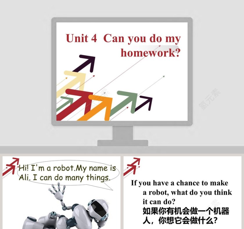 Unit 4  Can-you do my homework教学ppt课件