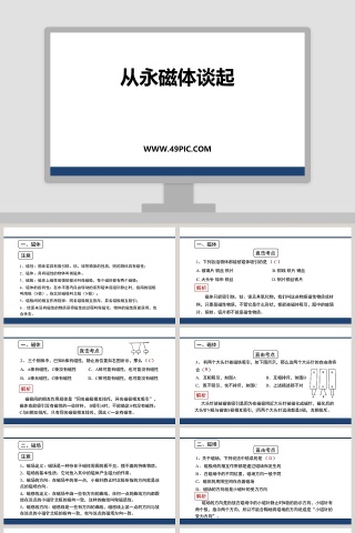 从永磁体谈起教学ppt课件下载