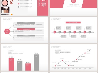 2019化妆品行业通用PPT模版